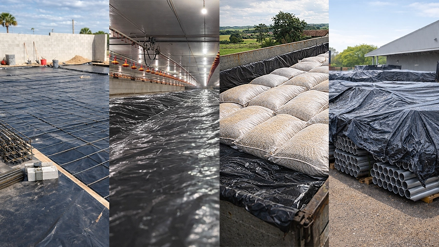 Lona Plástica Preta