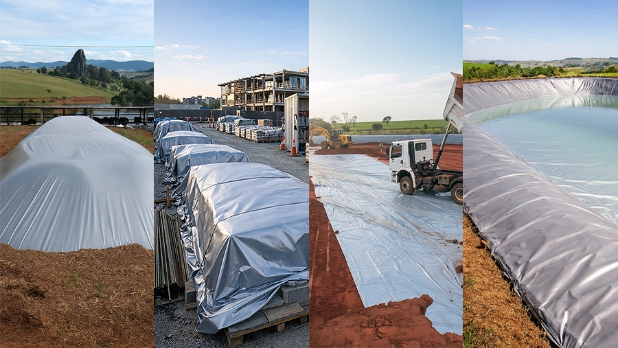 Lona UV Dupla Face Prata